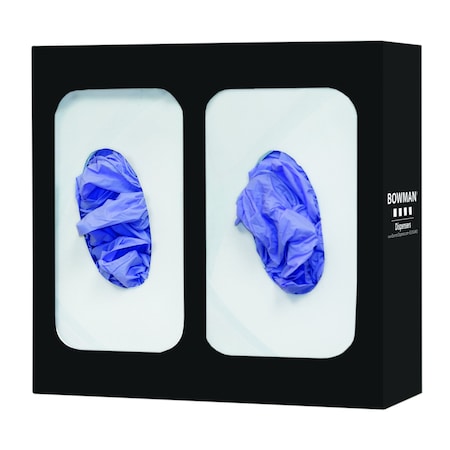 Bowman Dispensers GloveDispenser, Black, WallMount, Steel GL003-0420